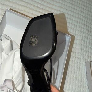 Jimmy Choo Black Leather Heels